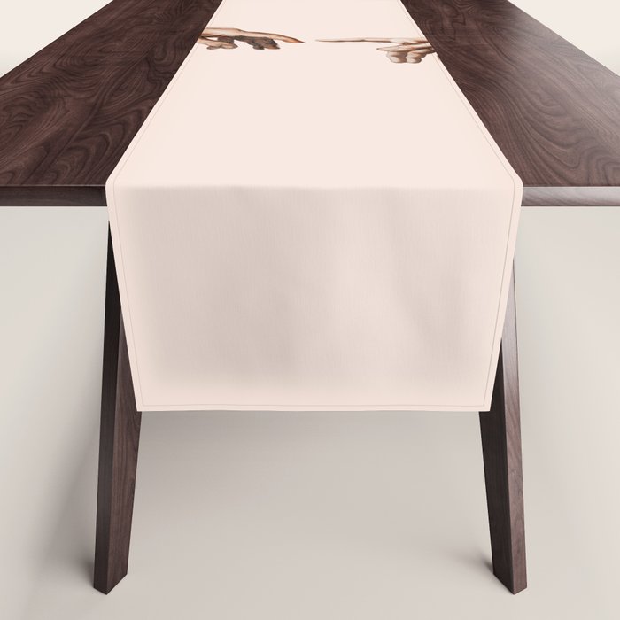 The Creation of Adam by Michelangelo Table Runner Gallery Image 1