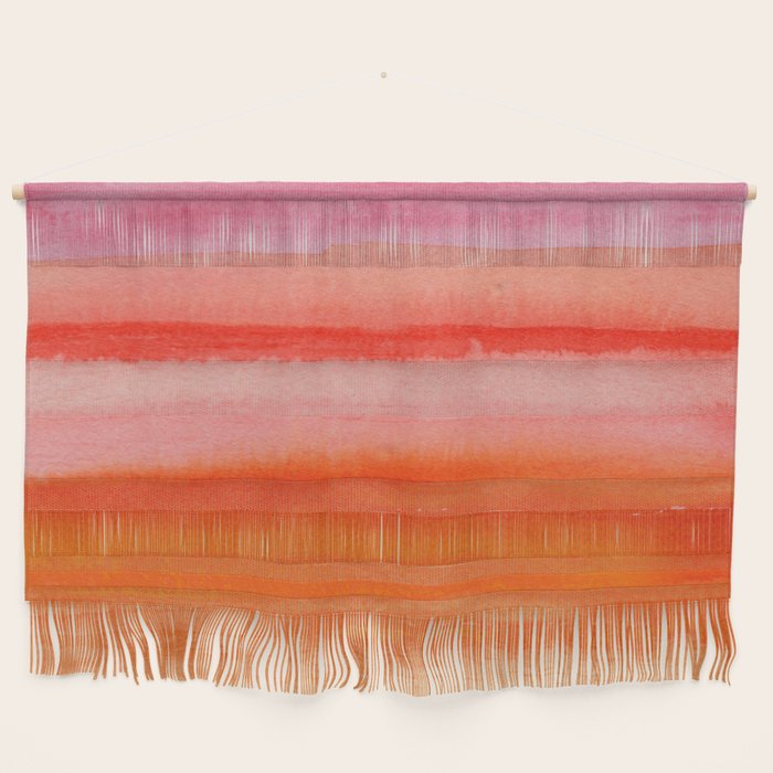 Watercolor Sunset Sky Wall Hanging