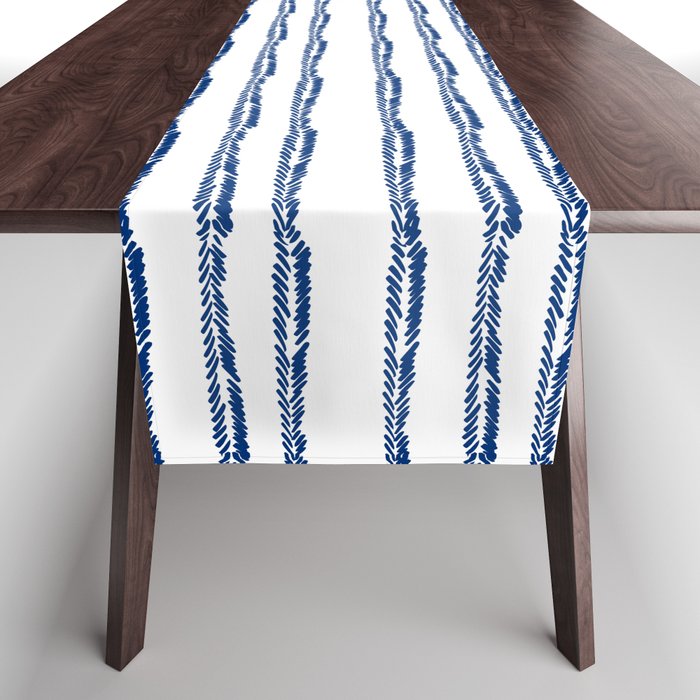 Nautical Herringbone Table Runner Gallery Image 1