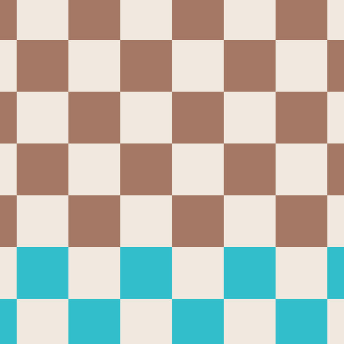 Tri Check Checkered Pattern Inspired by PANTONE 17 1230 Color of the Year Mocha Mousse Coffee Mug Gallery Image 2