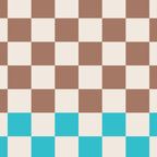 Tri Check Checkered Pattern Inspired by PANTONE 17 1230 Color of the Year Mocha Mousse Coffee Mug Gallery Image 2