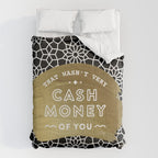 That Wasn't Very Cash Money of You - Black & Gold Comforter Gallery Image 6