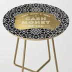 That Wasn't Very Cash Money of You - Black & Gold Side Table Gallery Image 2
