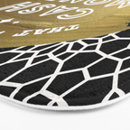 That Wasn't Very Cash Money of You - Black & Gold Bath Mat Gallery Image 3