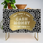 That Wasn't Very Cash Money of You - Black & Gold Credenza Gallery Image 1