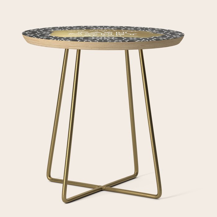That Wasn't Very Cash Money of You - Black & Gold Side Table Gallery Image 1