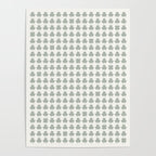 Clovers XXXIV Neutral Green Botanical Pattern Poster Gallery Image 4