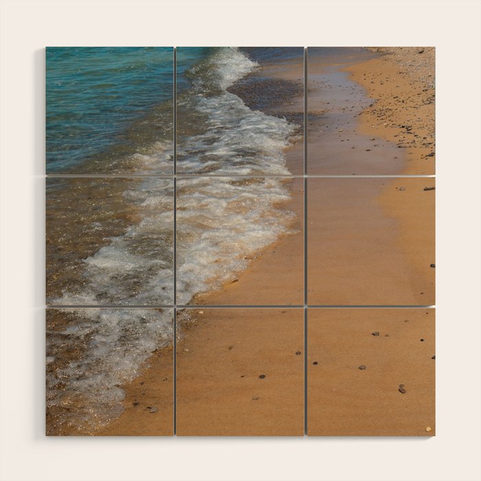 Lake Michigan Beach, Charlevoix - II Wood Wall Art Gallery Image 1