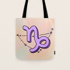 Capricorn Symbol Tote Bag Gallery Image 1