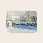Claude Monet Magpie in the Snow Bath Mat Gallery Image 1