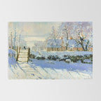 Claude Monet Magpie in the Snow Rug Gallery Image 2