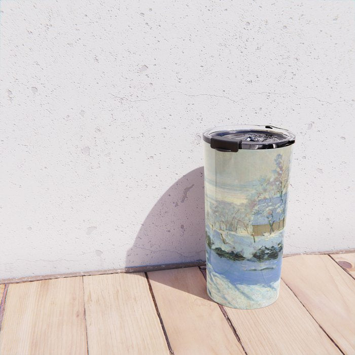 Claude Monet Magpie in the Snow Travel Mug Gallery Image 4