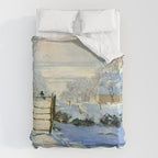Claude Monet Magpie in the Snow Duvet Cover Gallery Image 6