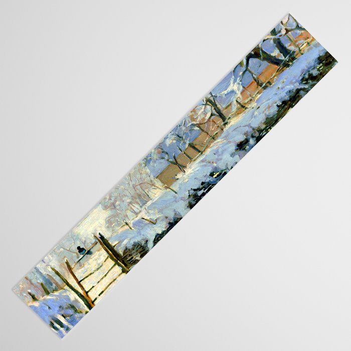 Claude Monet Magpie in the Snow Table Runner Gallery Image 3