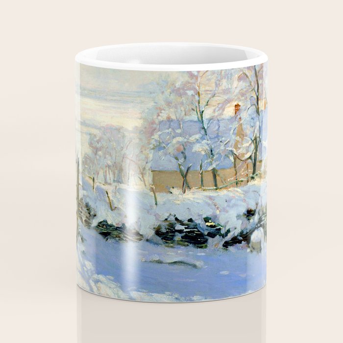 Claude Monet Magpie in the Snow Coffee Mug Gallery Image 4