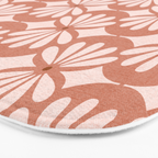 Solstice Boho Geometric Terra Cotta Blush Bath Mat Gallery Image 3
