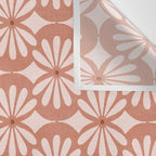 Solstice Boho Geometric Terra Cotta Blush Wall Tapestry Gallery Image 3