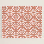 Solstice Boho Geometric Terra Cotta Blush Jigsaw Puzzle Gallery Image 1