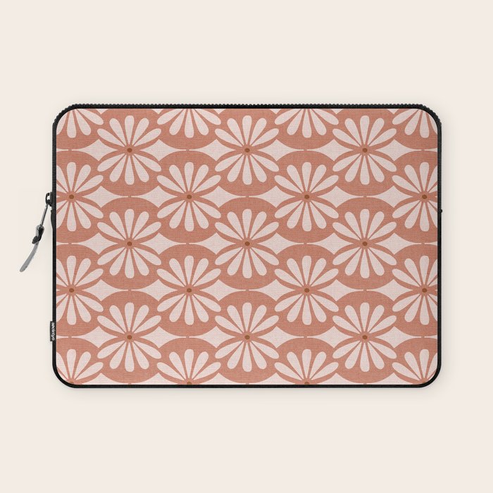 Solstice Boho Geometric Terra Cotta Blush Laptop Sleeve Gallery Image 1