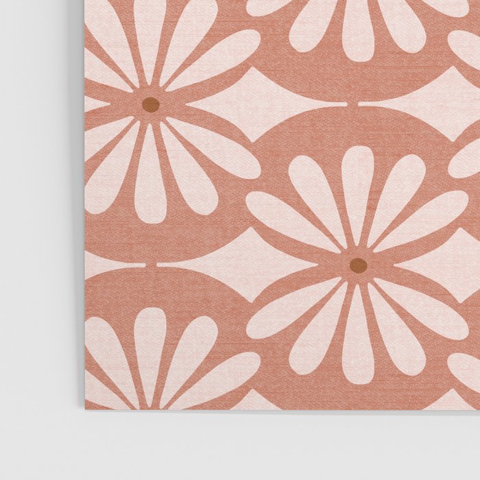 Solstice Boho Geometric Terra Cotta Blush Poster Gallery Image 3
