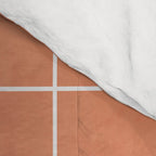 Small Grid Pattern - Coral Comforter Gallery Image 4