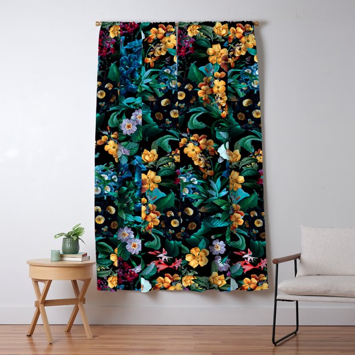 Midnight Garden VII Window Curtain Gallery Image 5