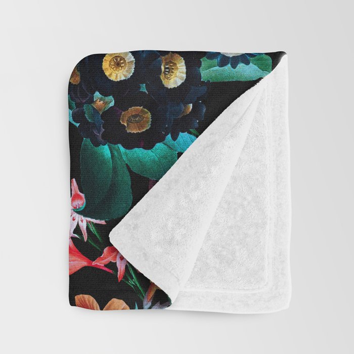 Midnight Garden VII Throw Blanket Gallery Image 3