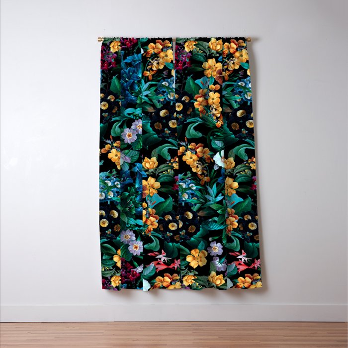 Midnight Garden VII Window Curtain Gallery Image 3