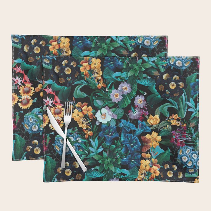 Midnight Garden VII Placemat Gallery Image 1