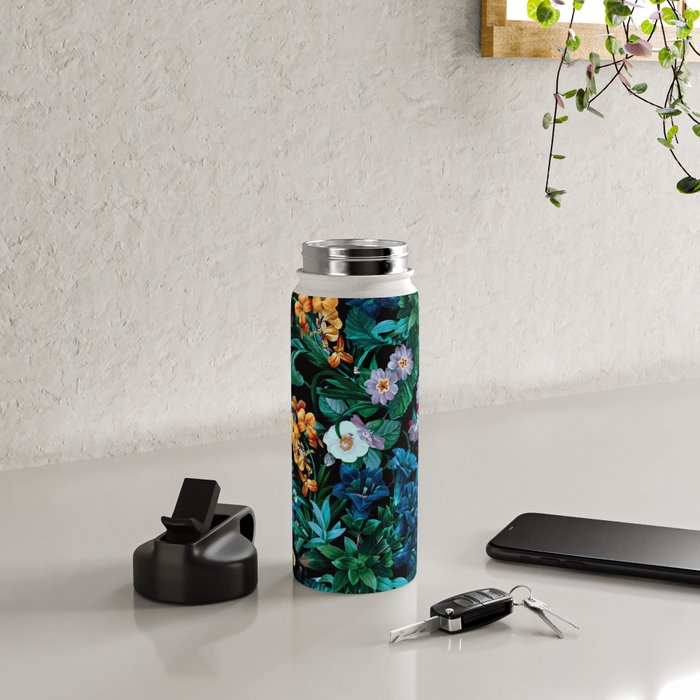 Midnight Garden VII Water Bottle Gallery Image 4
