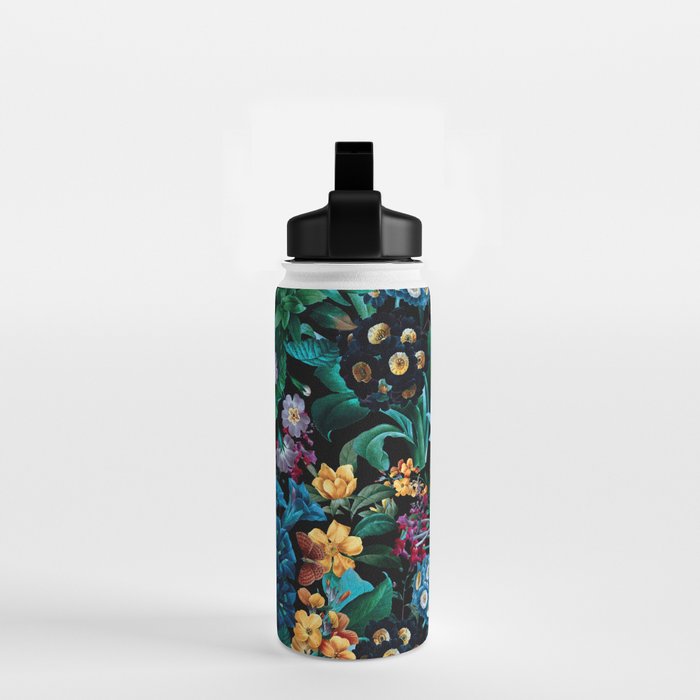 Midnight Garden VII Water Bottle Gallery Image 2