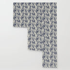 Bigfoot / Sasquatch Toile de Jouy in Blue Wallpaper Gallery Image 3