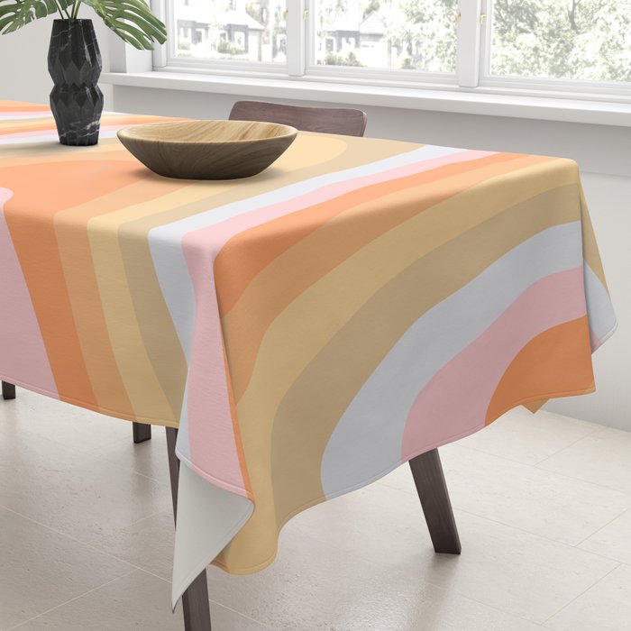 Wavy 70s Art Tablecloth Gallery Image 3