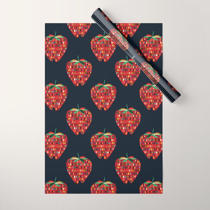Strawberry Wrapping Paper Gallery Image 1