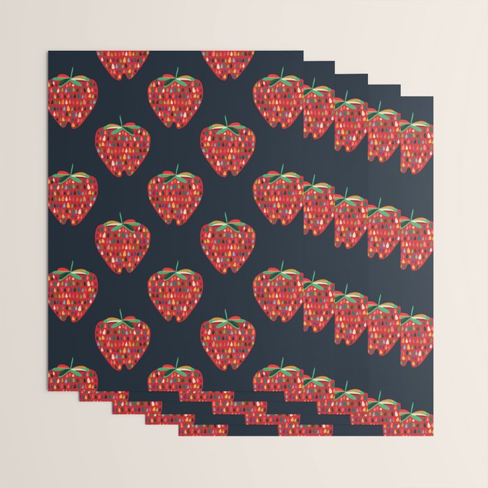 Strawberry Wrapping Paper Gallery Image 3
