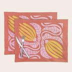Sunglow & Cotton Candy: Les Fleurs | Flower Market Color Series 05 Placemat Gallery Image 1