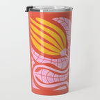 Sunglow & Cotton Candy: Les Fleurs | Flower Market Color Series 05 Travel Mug Gallery Image 3