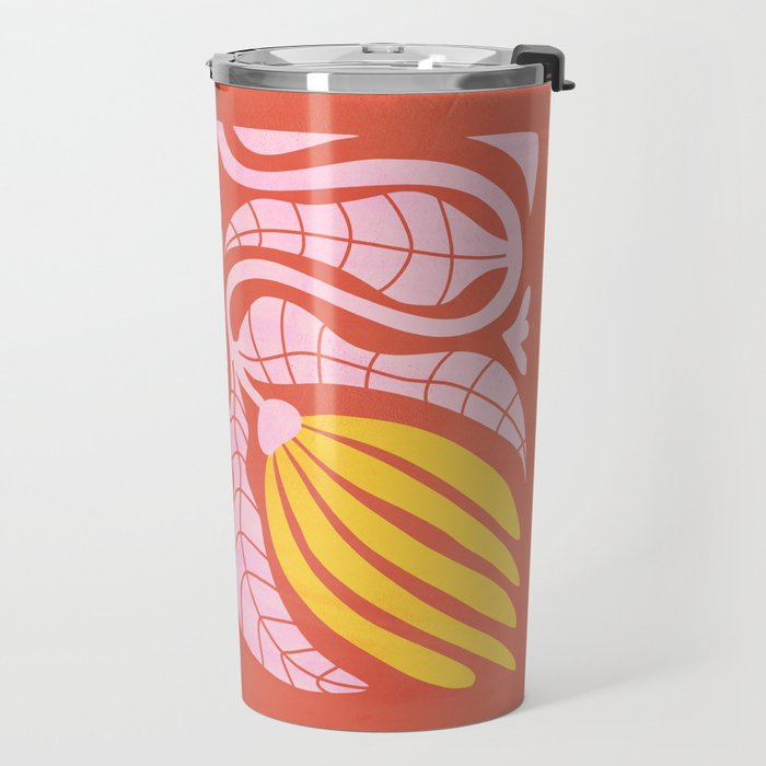 Sunglow & Cotton Candy: Les Fleurs | Flower Market Color Series 05 Travel Mug Gallery Image 2