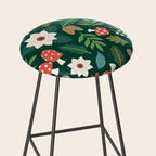 Woodland Holiday Botanicals Stool Gallery Image 2