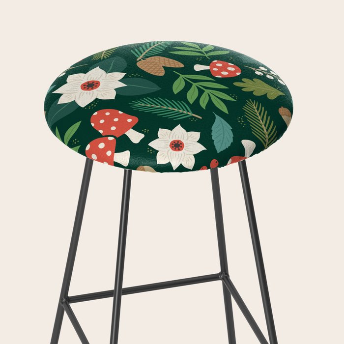 Woodland Holiday Botanicals Stool Gallery Image 2