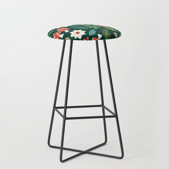 Woodland Holiday Botanicals Stool Gallery Image 1