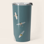Surfers Surfing at the Sea Travel Mug Gallery Image 2