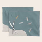 Surfers Surfing at the Sea Placemat Gallery Image 1