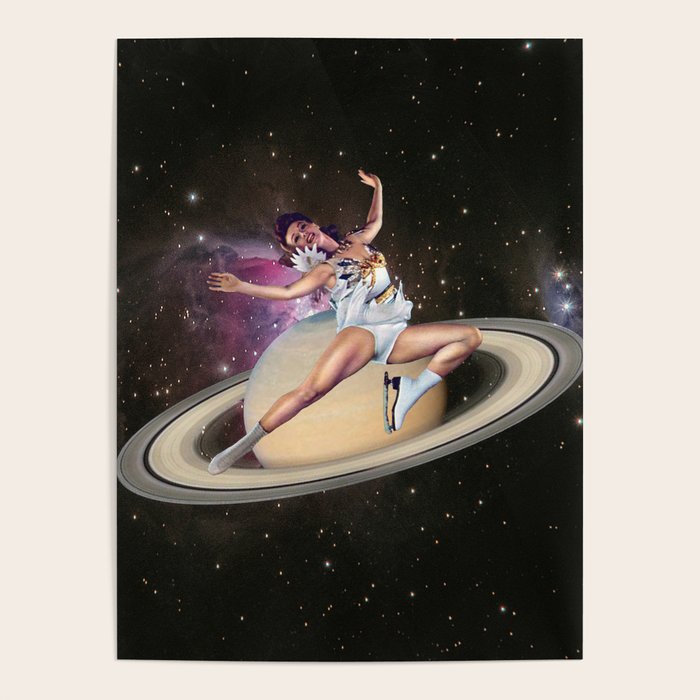 Saturn Queen // Skating in Space Poster Gallery Image 4