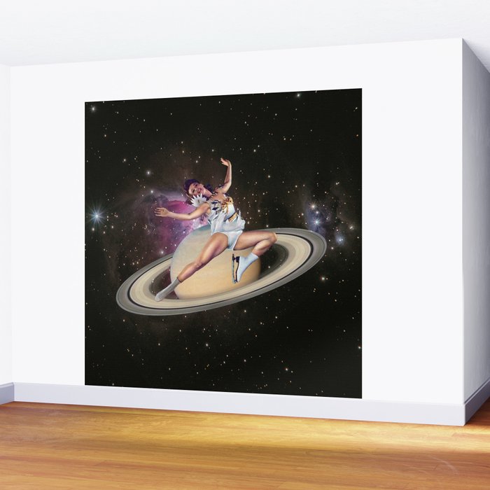 Saturn Queen // Skating in Space Wall Mural Gallery Image 2