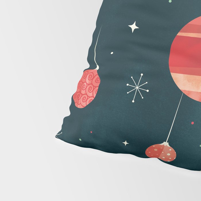 Joy to the Universe (in Teal) Pillow Sham Gallery Image 4