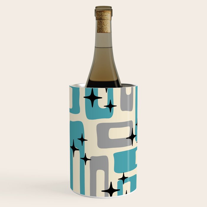 Mid Century Modern Decoration Kitsch 223 Blue and Gray Wine Chiller Gallery Image 1