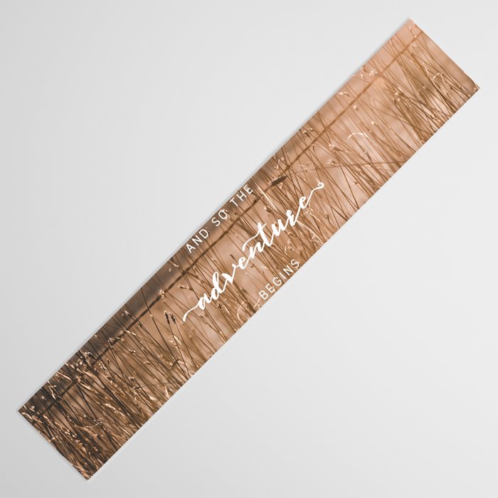 And So The Adventure Begins - Rustic Western Table Runner Gallery Image 3