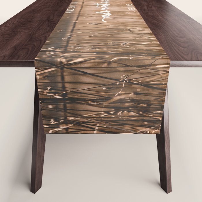 And So The Adventure Begins - Rustic Western Table Runner Gallery Image 1