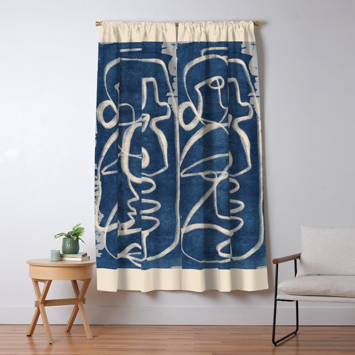 Abstract line art 200 Window Curtain Gallery Image 5